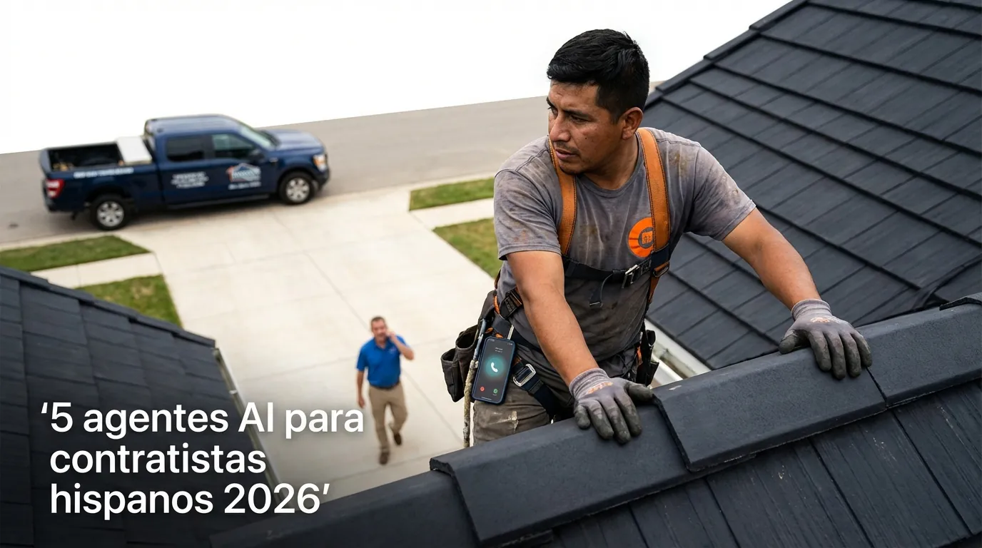 5 agentes AI para contratistas hispanos 2026