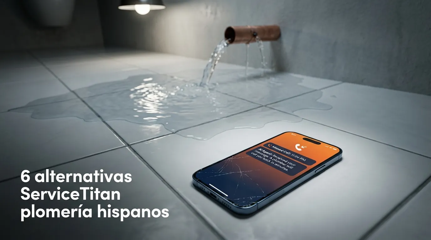 6 alternativas ServiceTitan plomería hispanos