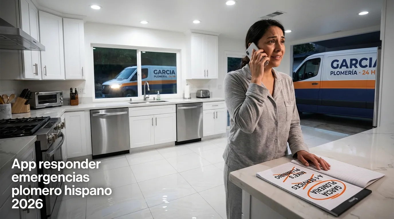 App responder emergencias plomero hispano 2026