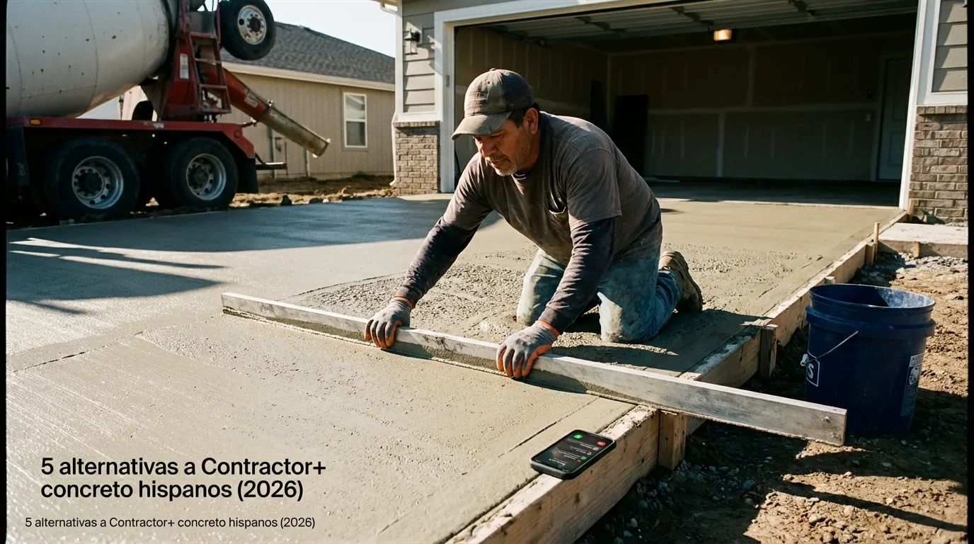 5 alternativas a Contractor+ concreto hispanos (2026)