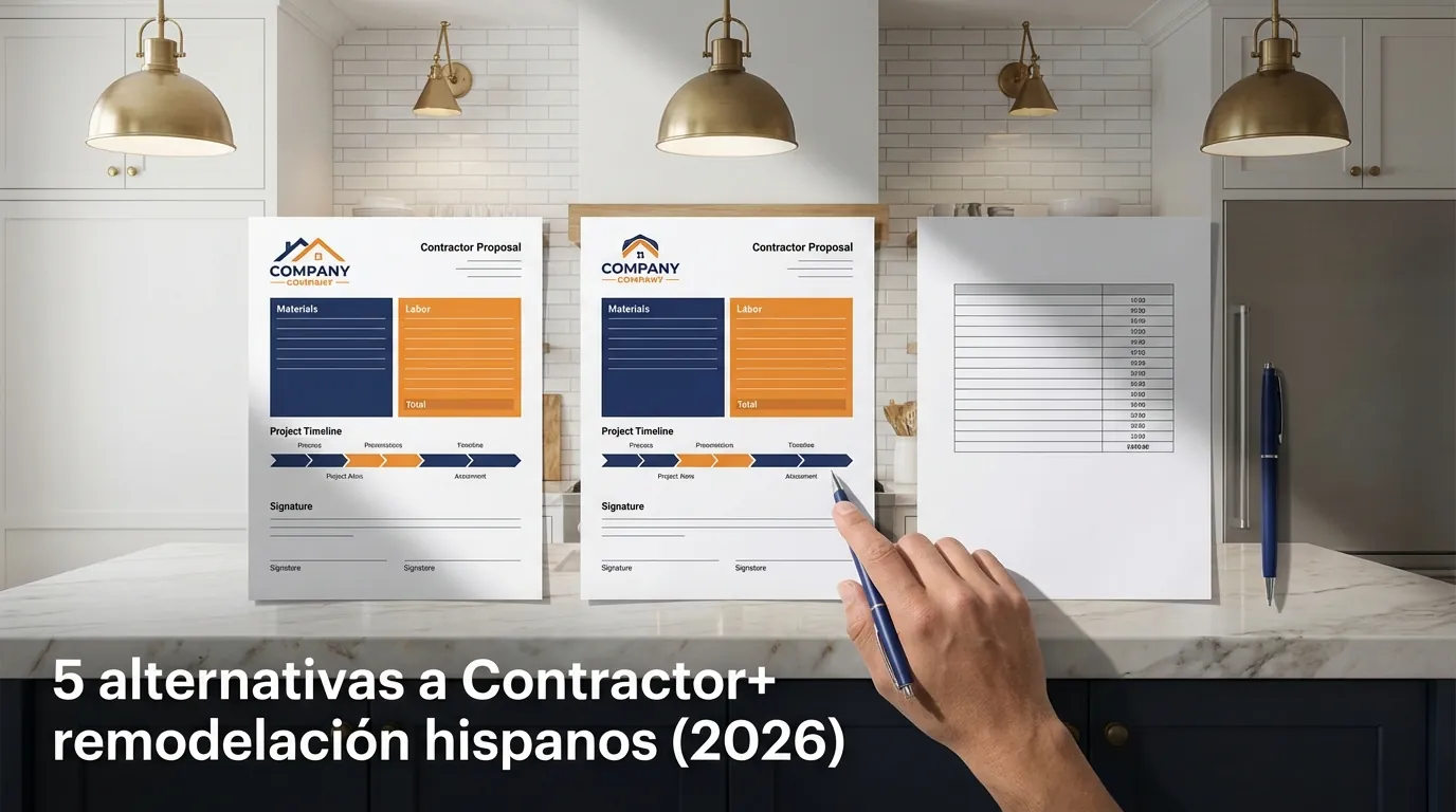 5 alternativas a Contractor+ remodelación hispanos (2026)