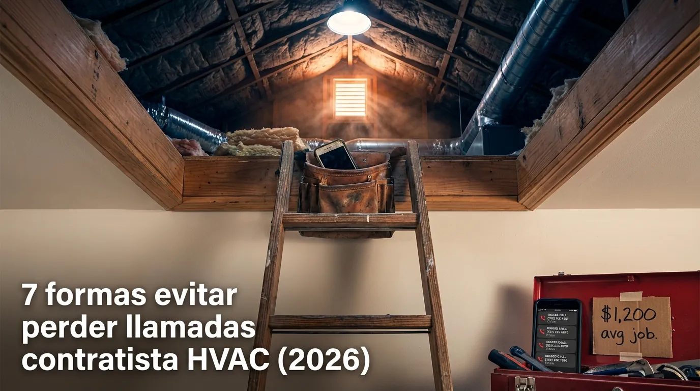 5 formas de evitar perder llamadas como contratista HVAC (2026)