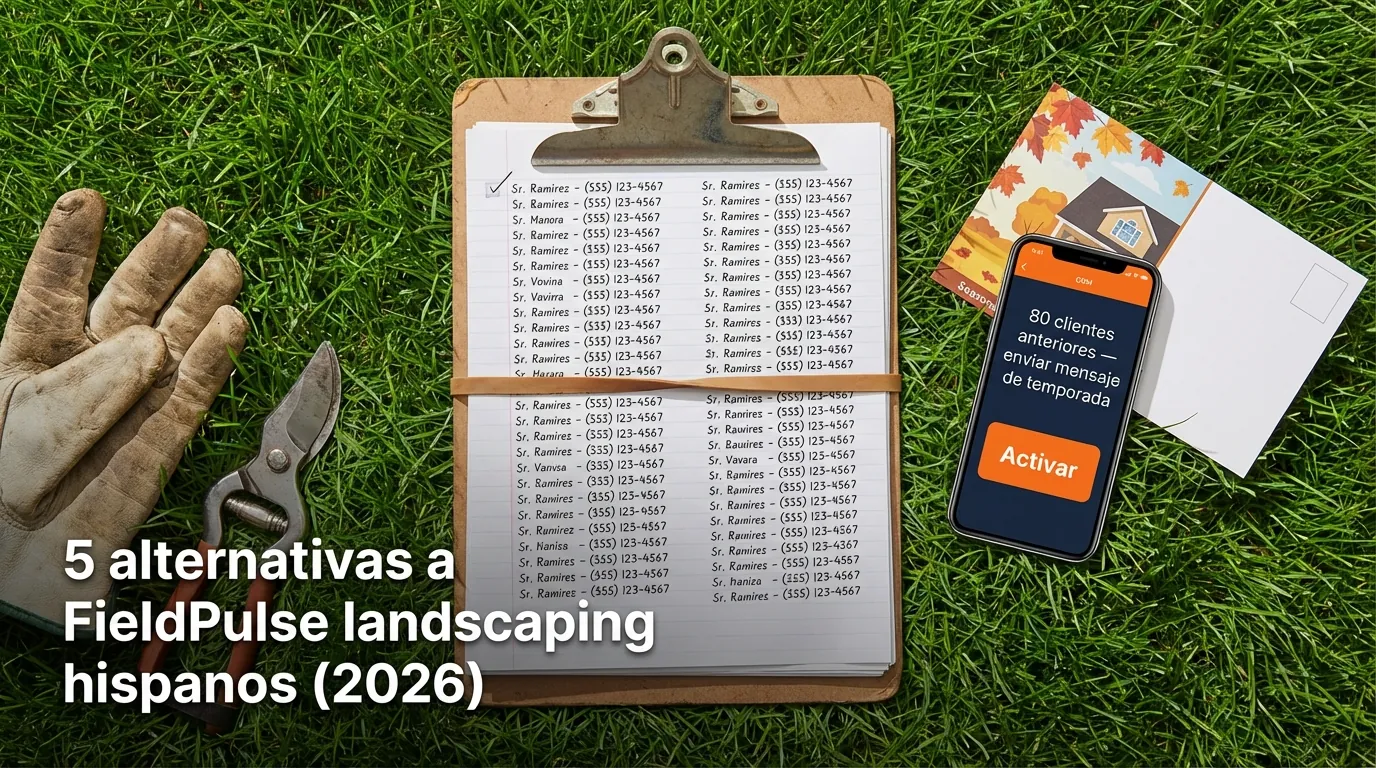 5 alternativas a FieldPulse landscaping hispanos (2026)