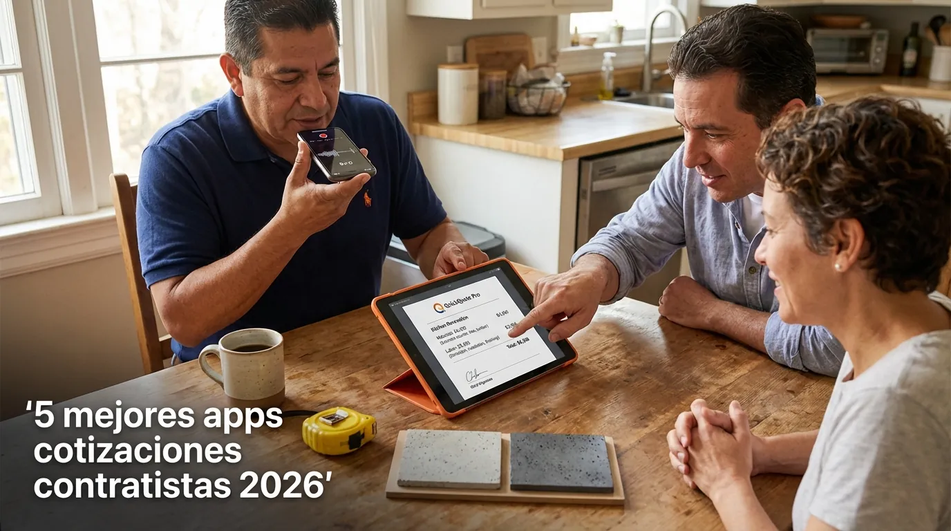 5 mejores apps cotizaciones contratistas 2026