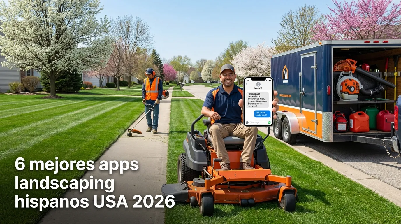 6 mejores apps landscaping hispanos USA 2026
