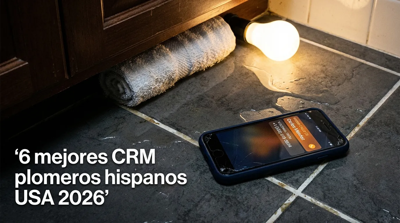 6 mejores CRM plomeros hispanos USA 2026