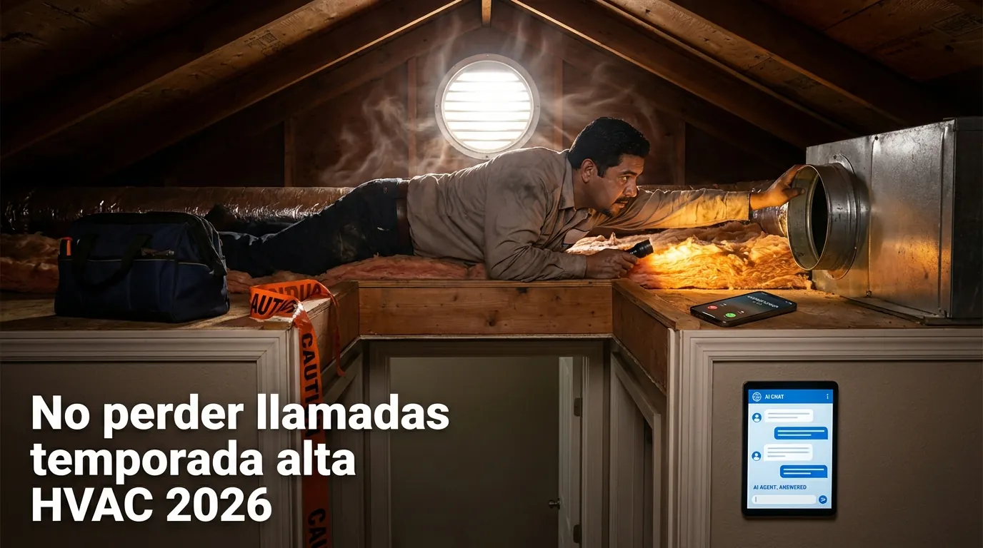 No perder llamadas temporada alta HVAC 2026