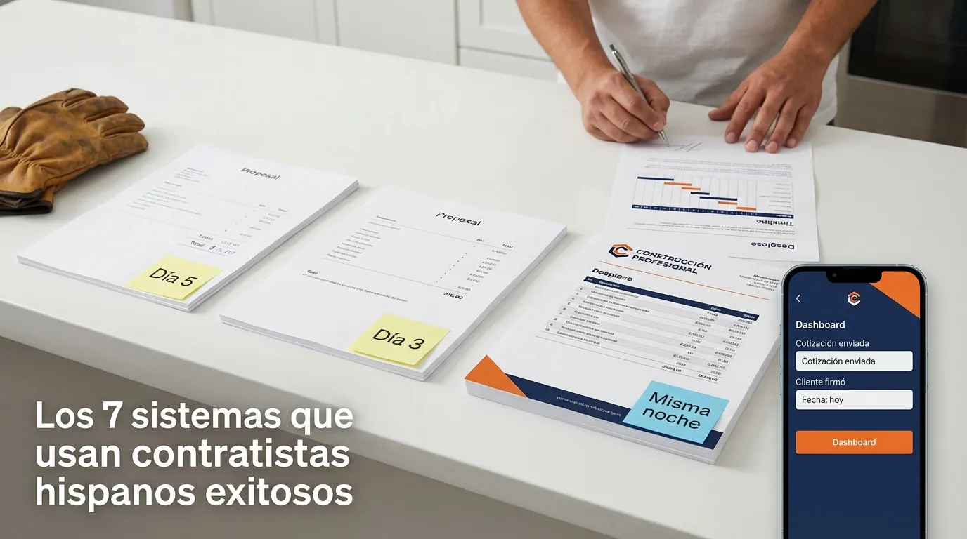 Los 7 sistemas que usan contratistas hispanos exitosos