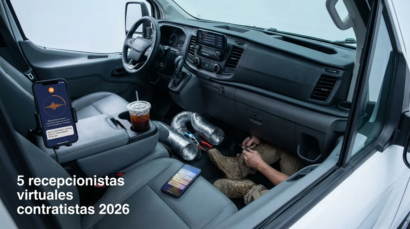 5 recepcionistas virtuales contratistas 2026