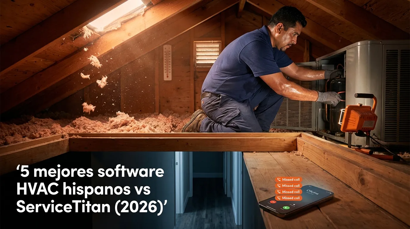 5 mejores software HVAC hispanos vs ServiceTitan (2026)
