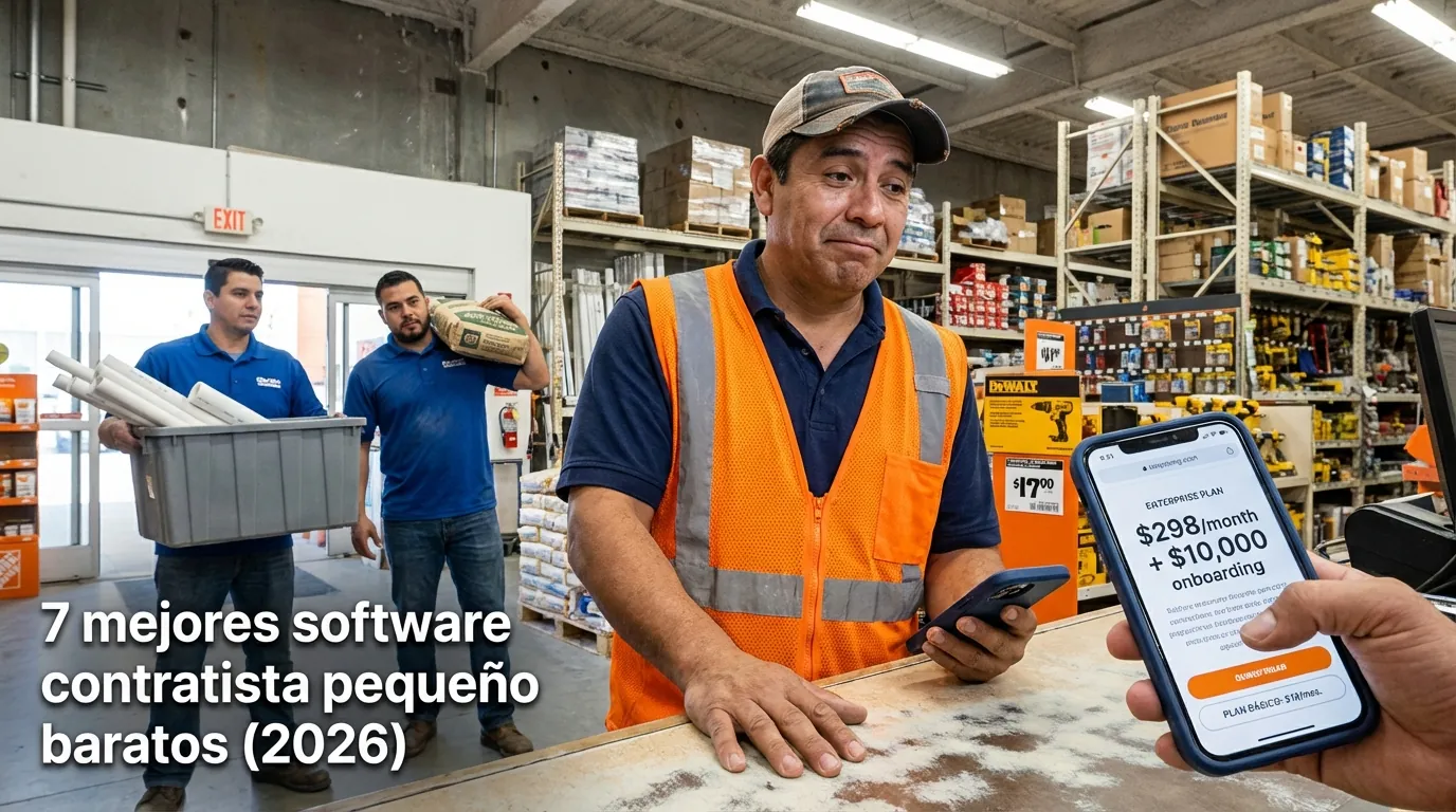 7 mejores software contratista pequeño baratos (2026)