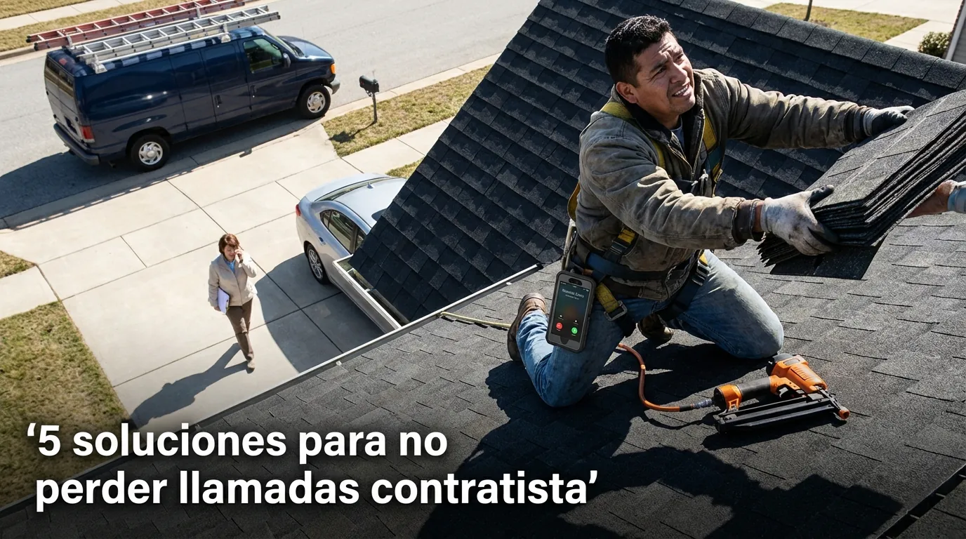 5 soluciones para no perder llamadas contratista